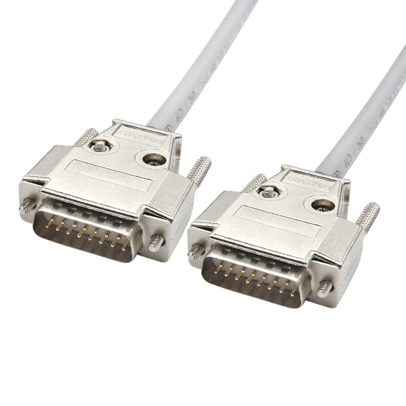 DB15公对公工业连接线